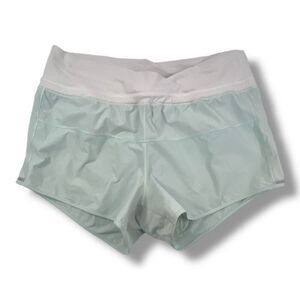 Lululemon Run Pace Athletic Green Shorts Size 8